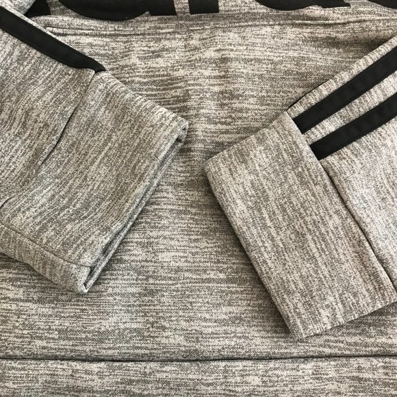 Adidas Pullover Hoodie | Gray | Large (14/16) - Picture 6 of 8